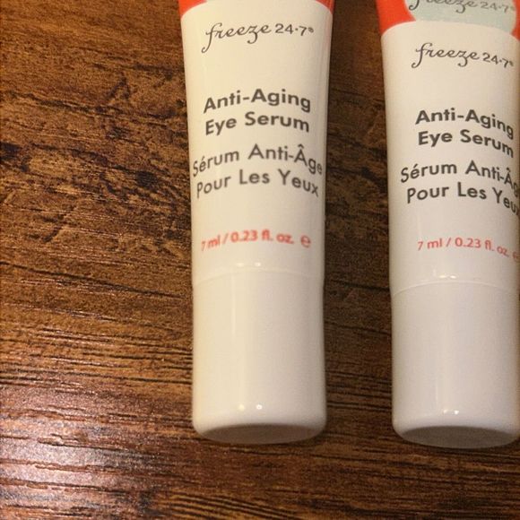 4 Packs, Freeze 24-7 Anti-Aging Eye Serum 0.23 fl oz/7 ml Travel Size NEW - Picture 3 of 6